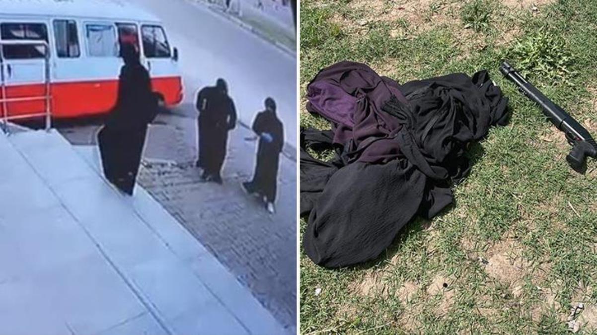 Kadın kılığına girip kuyumcuyu soymak istediler, silah tutukluk yapınca yakalandılar