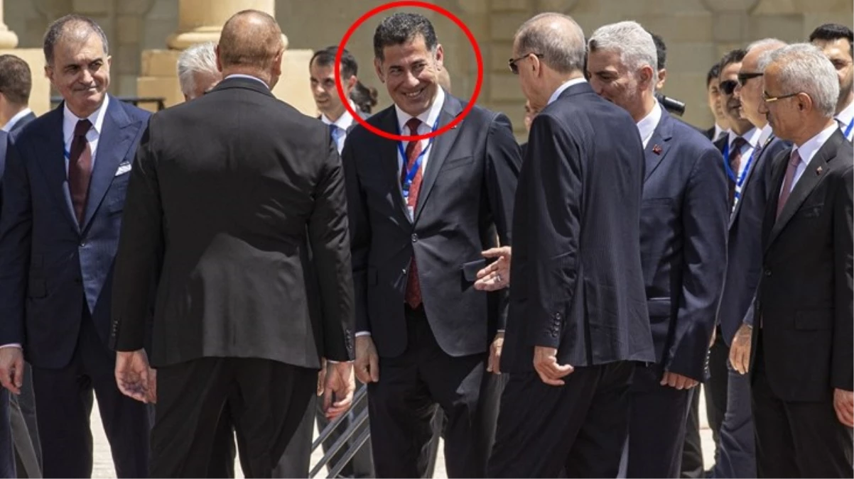 Erdoğan, Azerbaycan’da resmi törenle karşılandı! Sinan Oğan da heyette