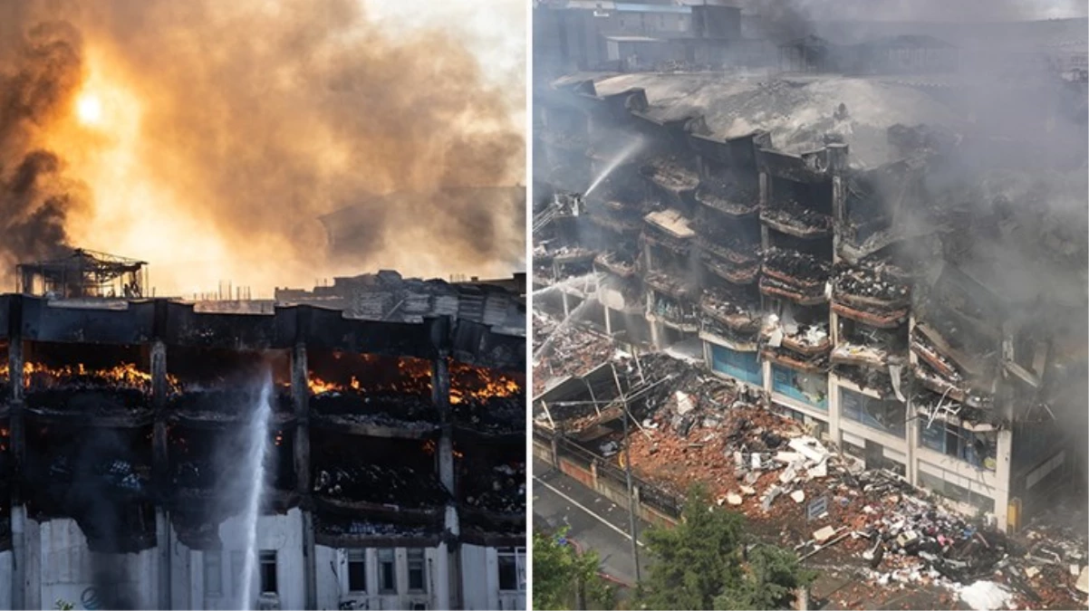 İstanbul Başakşehir’de dev fabrikadaki yangın 24 saattir devam ediyor