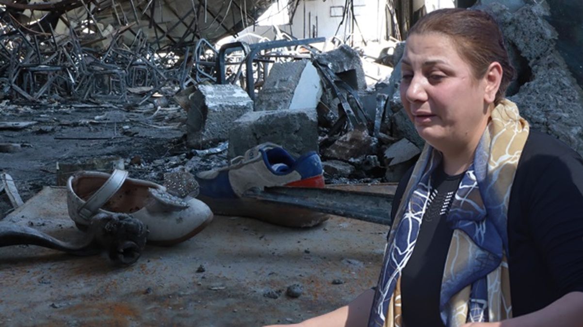 Irak’ta 113 kişinin öldüğü yangının boyutunu ortaya koyan görüntüler! Düğün salonu diye bir şey kalmadı