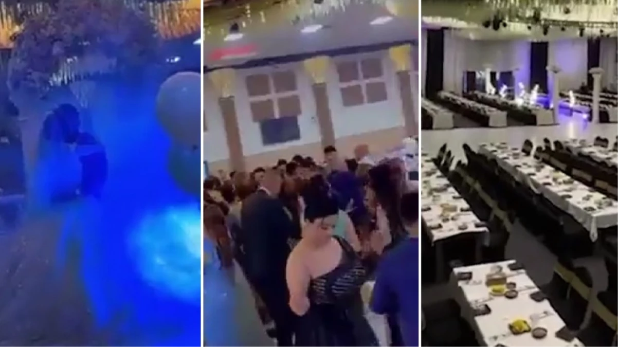 Irak’ta düğün salonunu küle çeviren yangından dakikalar önce çekilen görüntüler ortaya çıktı