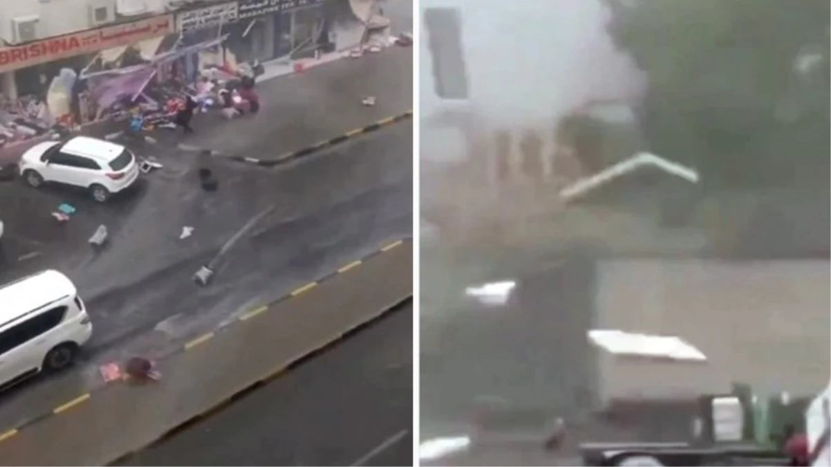 Kasırga önüne kattığı her şeyi uçurdu! Libya’dan gelen görüntüler felaketi anlatmaya yetiyor