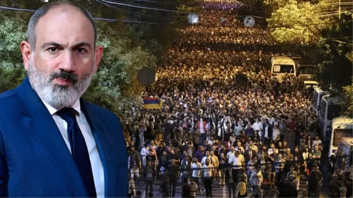 Sokağa inen göstericilerden Paşinyan’a rest: 3 gün içinde tüm Ermenistan felç olacak