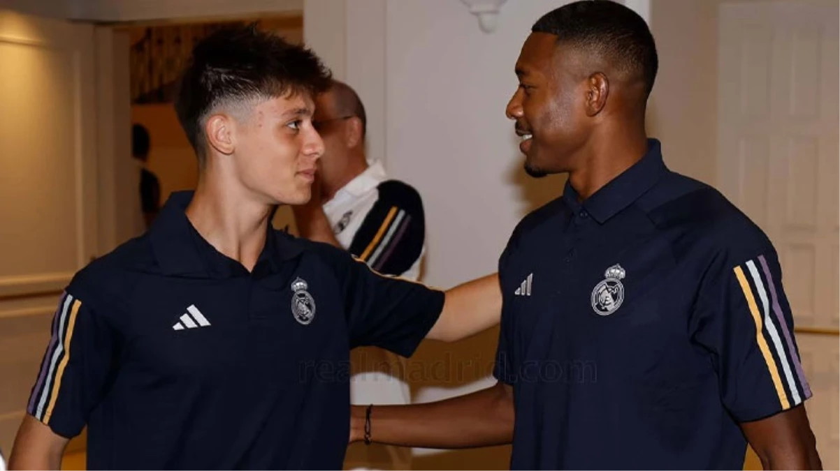 Sahalara dönmeye hazırlanırken kabusu yaşayan Arda Güler’e takım arkadaşı David Alaba moral verdi