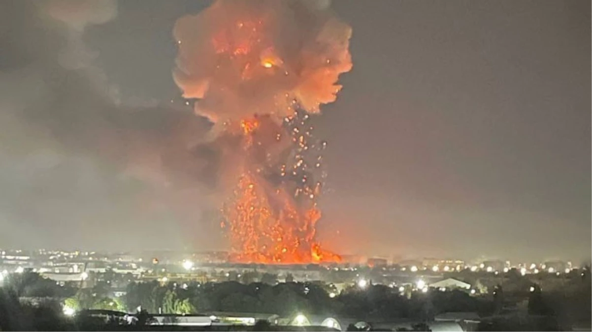 Taşkent’te şirket deposu bomba gibi patladı! Ses şehrin her yerinden duyuldu, yaralılar var
