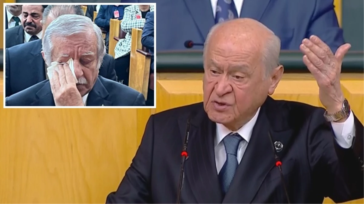Bahçeli’nin destek açıklamasının ardından Celal Adan gözyaşlarını hakim olamadı