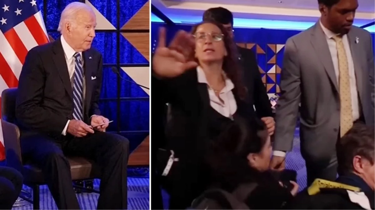 Biden’ın olaylı İsrail ziyareti! Basın toplantısını bitirirken ortalık bir anda karıştı