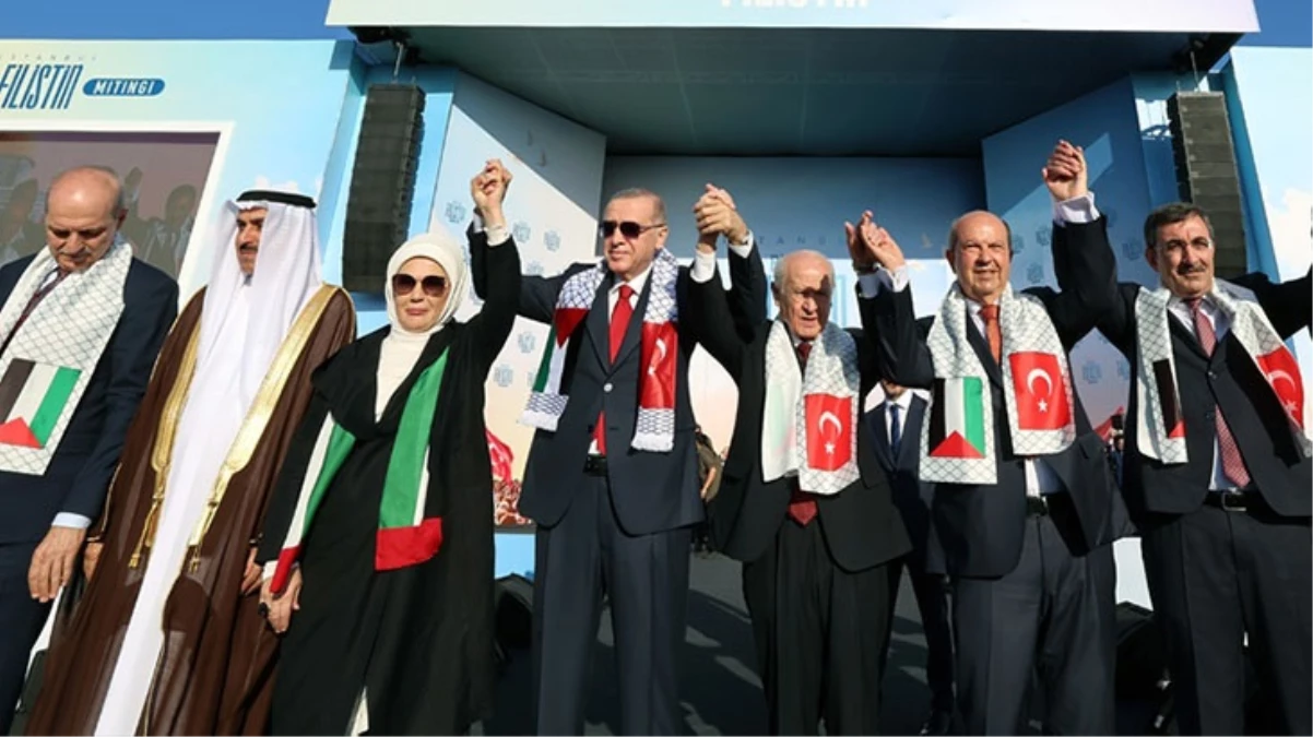 Büyük Filistin Mitingi’ne Yeniden Refah Partisi Genel Başkanı Fatih Erbakan katılmadı