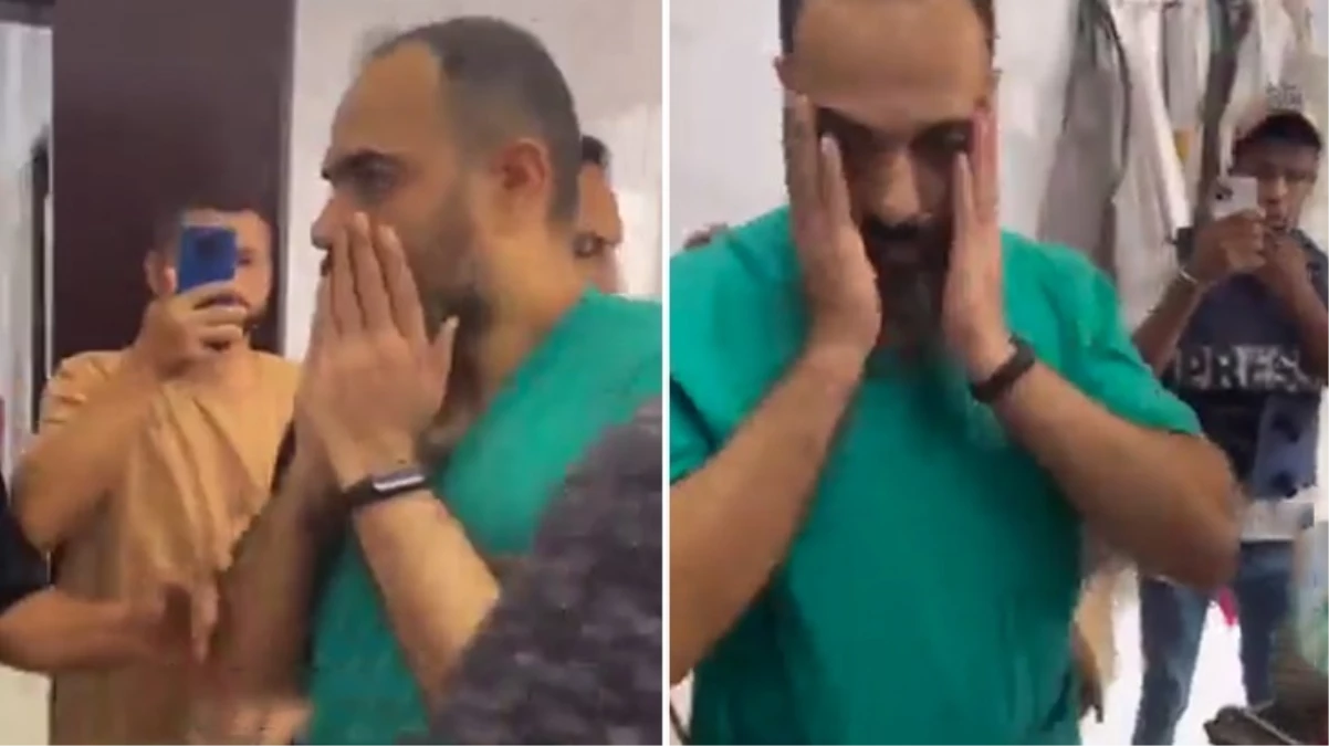 Gazze’de görev yapan doktor, çocuğunun cansız bedenini sedyede görünce yıkıldı