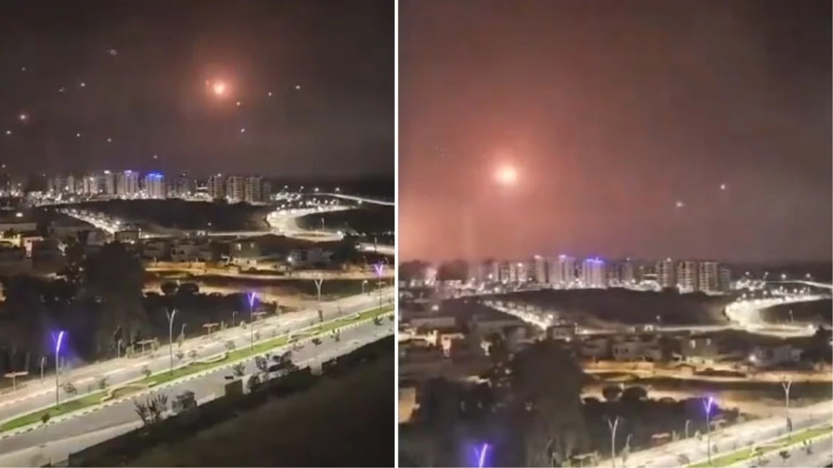 Hamas, Aşkelon’a roket saldırısı düzenledi! Demir Kubbe onlarca füzeyi havada imha etti