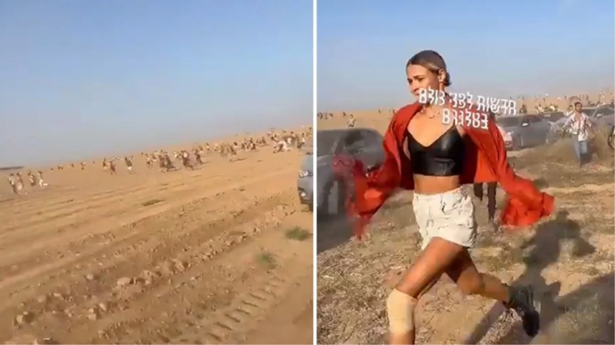 Hamas’ın operasyonu sonrası kendilerini çöle atan İsrailliler panikle kaçmaya başladı