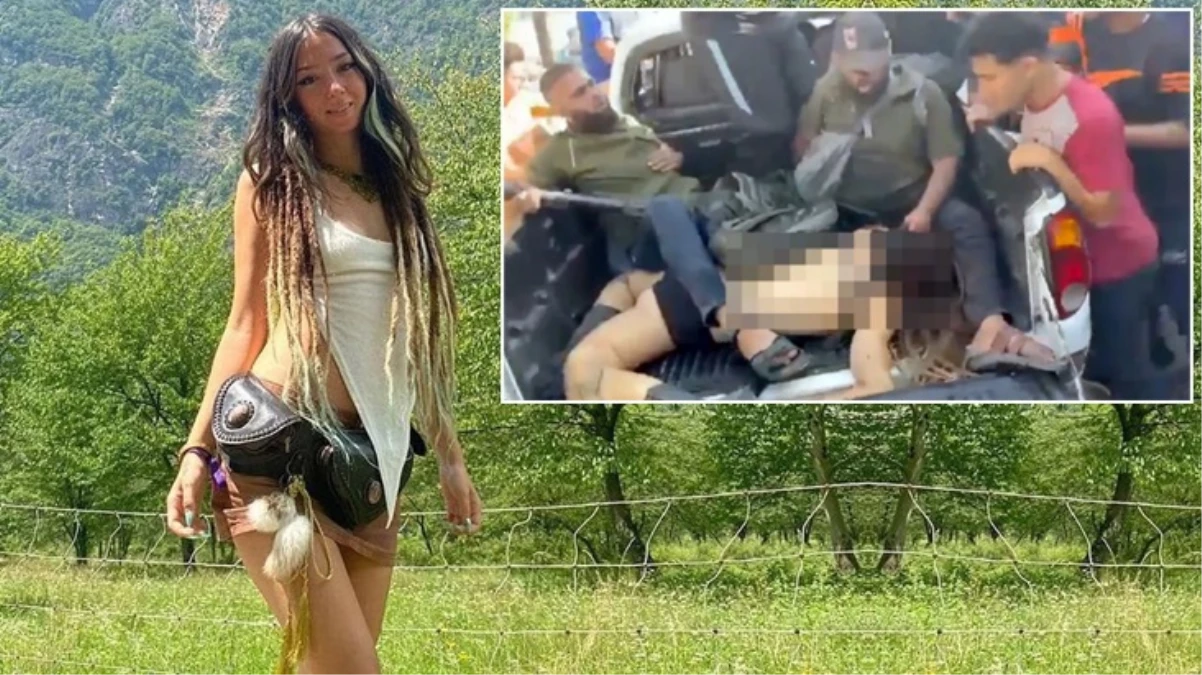 Hamas’ın yarı çıplak halde kamyonda gezdirdiği kadının telefonundan ailesine mesaj gitti