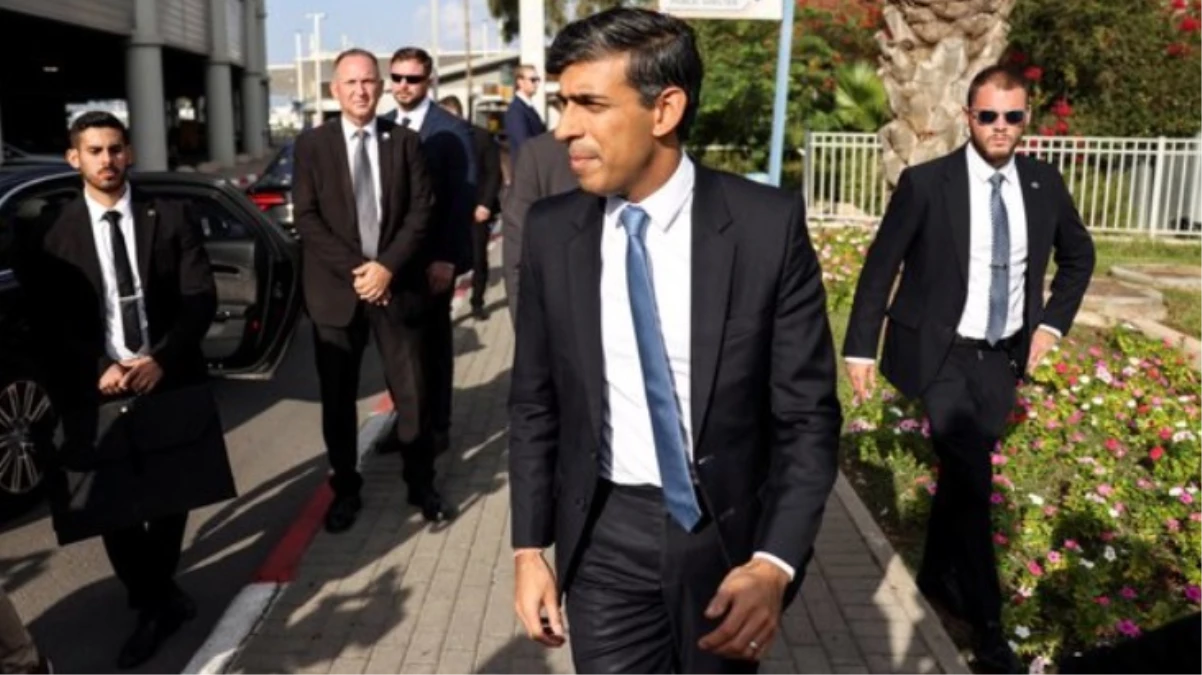 İngiltere Başbakanı Rishi Sunak, İsrail’de! Hastane katliamı sonrası Netanyahu’ya bir destek de ondan