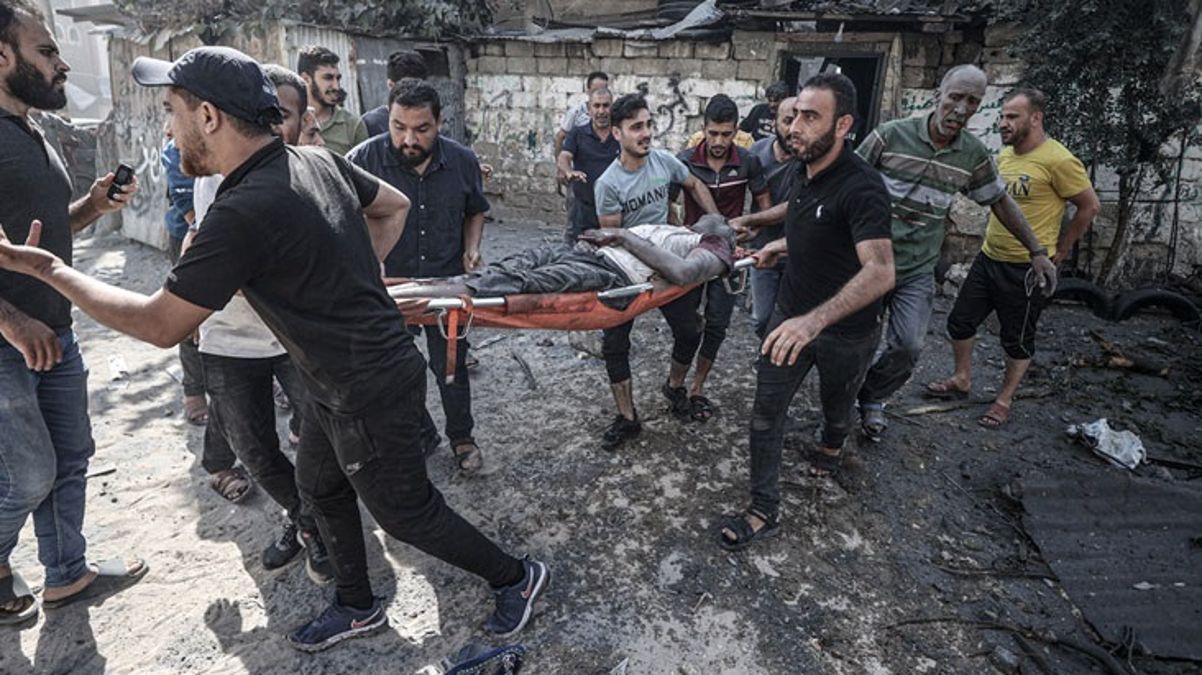 İsrail savaş uçakları, Gazze’de hastaneyi bombaladı