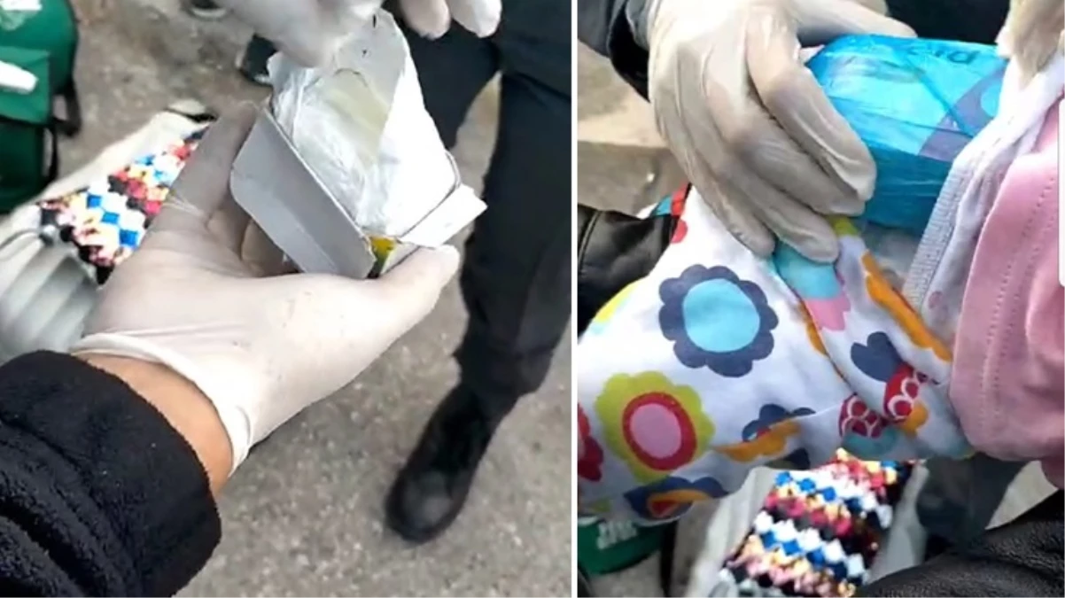 Polis ekipleri bile inanamadı! 3 aylık bebeğin karnında uyuşturucu saklamışlar
