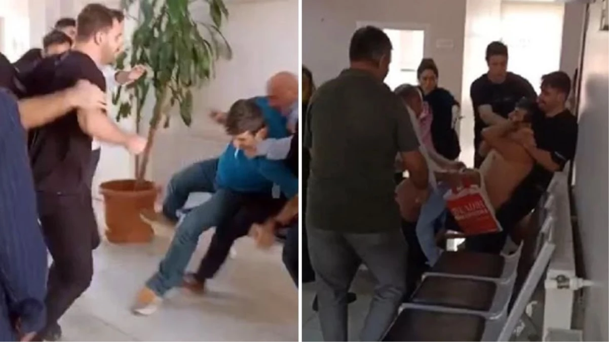 Kocaeli’de hasta ve hasta yakınları, doktorlara tekme tokat saldırdı