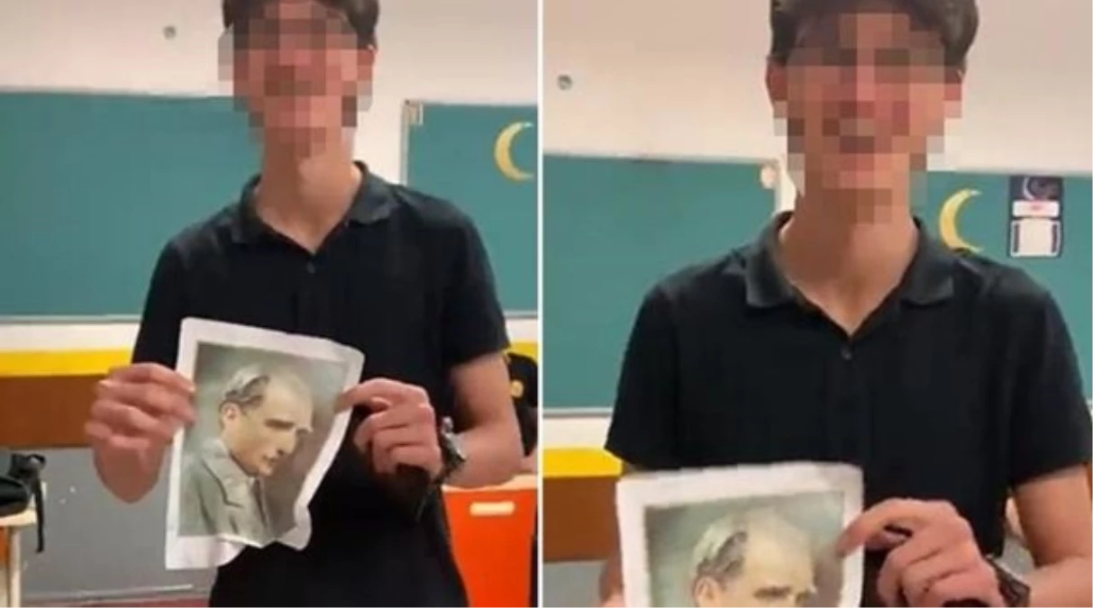 Atatürk’ün fotoğrafıyla uygunsuz hareketler yapan 17 yaşındaki gence, 1 yıl 8 ay hapis cezası verildi