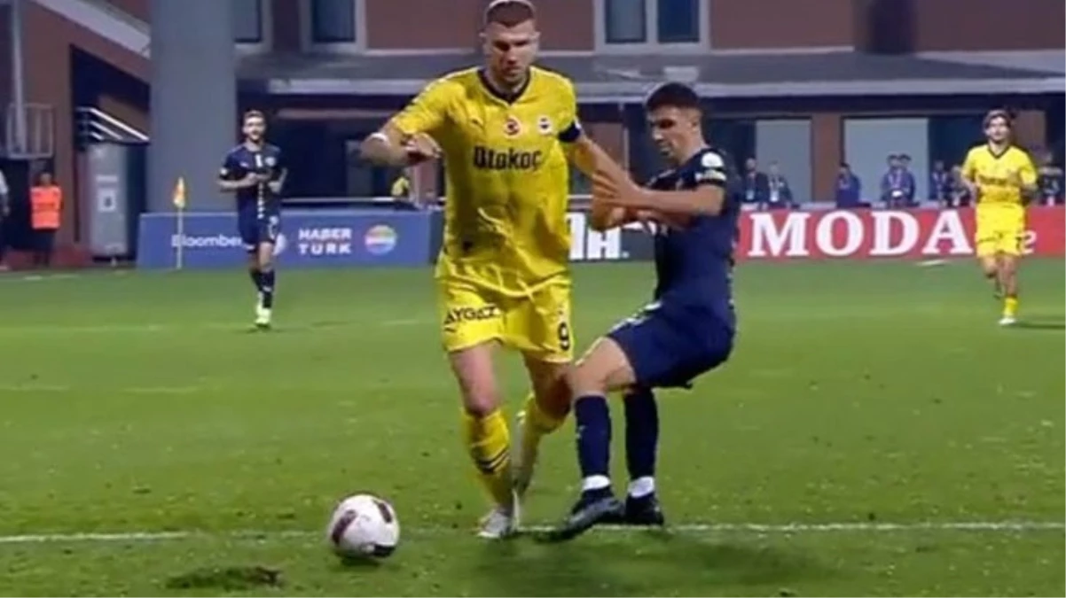 Penaltı mı değil mi? Kasımpaşa Fenerbahçe maçında Dzeko’nun pozisyonu büyük tartışma yarattı