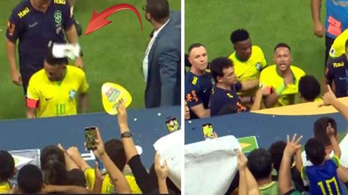 Takım arkadaşları zor zapt etti! Neymar, kafasına atılan şeyi görünce sinirden deliye döndü