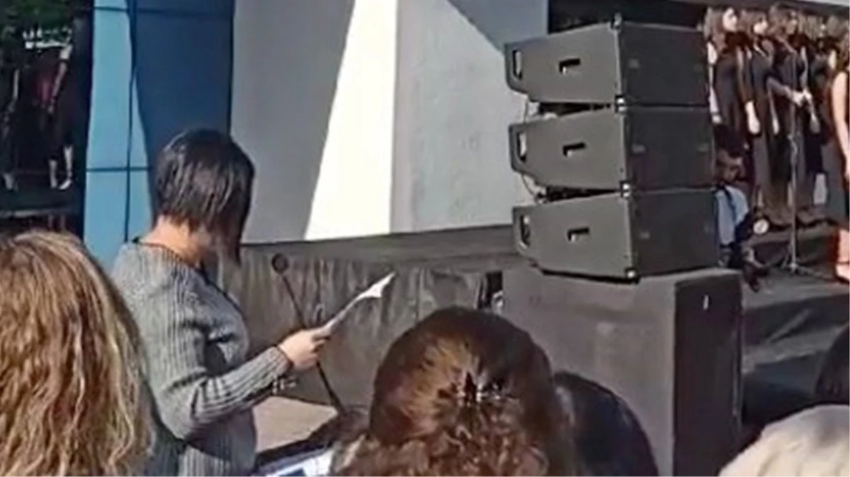 29 Ekim töreninde yaptığı konuşma nedeniyle gözaltına alınan öğretmen, serbest bırakıldı