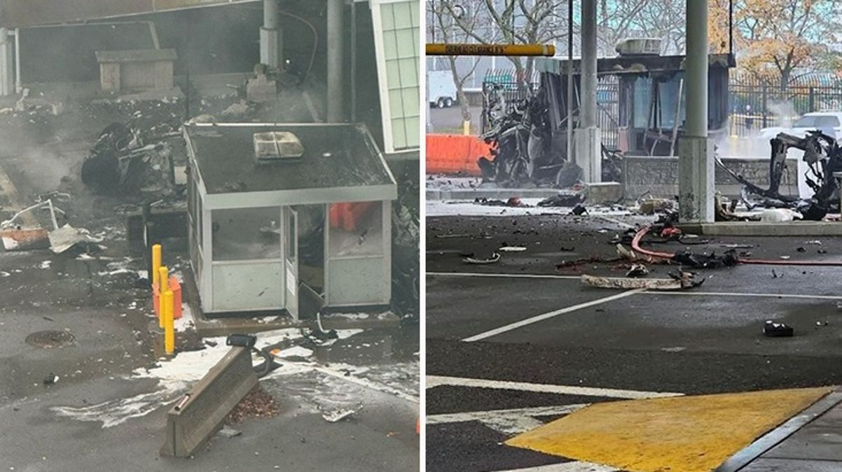 ABD-Kanada sınırında yer alan Rainbow Köprüsü’nde bir araçta patlama meydana geldi: 2 ölü