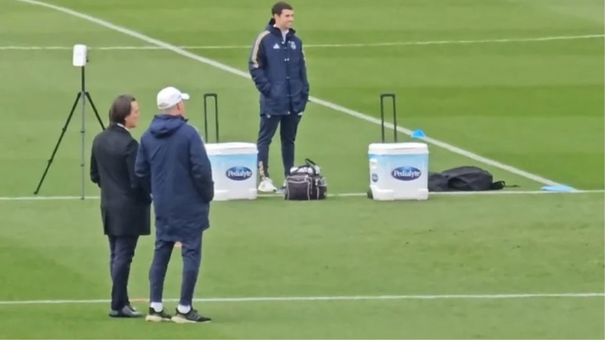 Arda Güler’e sürpriz ziyaret! Montella, Real Madrid antrenmanına gitti