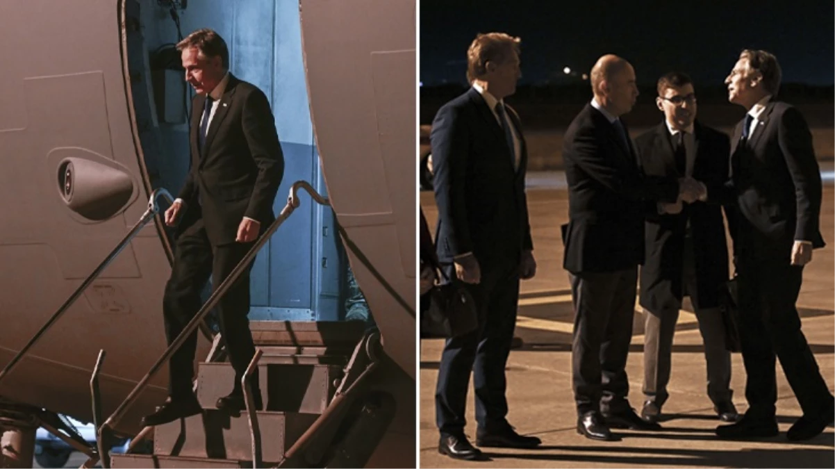 Blinken’a Gazze tarifesi! Karşılamaya hiçbir üst düzey yetkili gitmedi, apronun ışıkları açılmadı