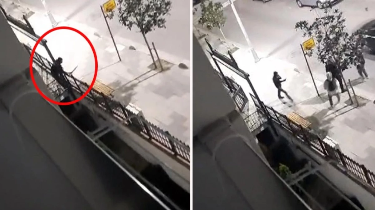 Eline pala alan bir kişi, yoldan geçenlere saldırdı