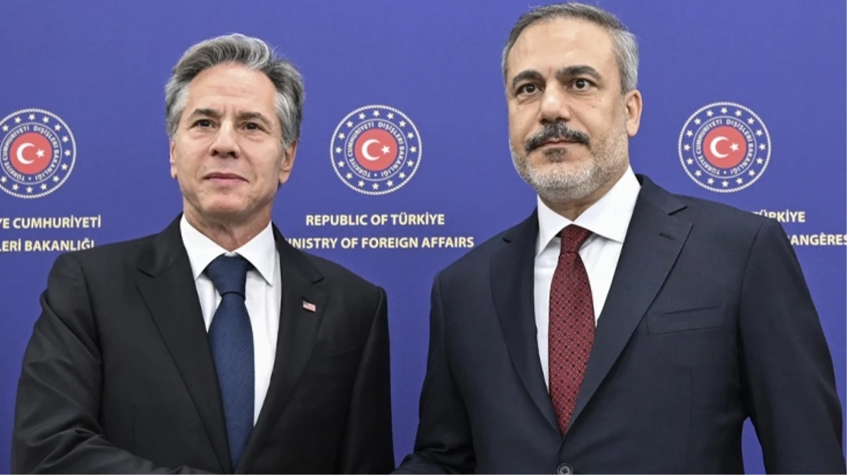 Dışişleri Bakanı Fidan, ABD Dışişleri Bakanı Blinken ile bir araya geldi