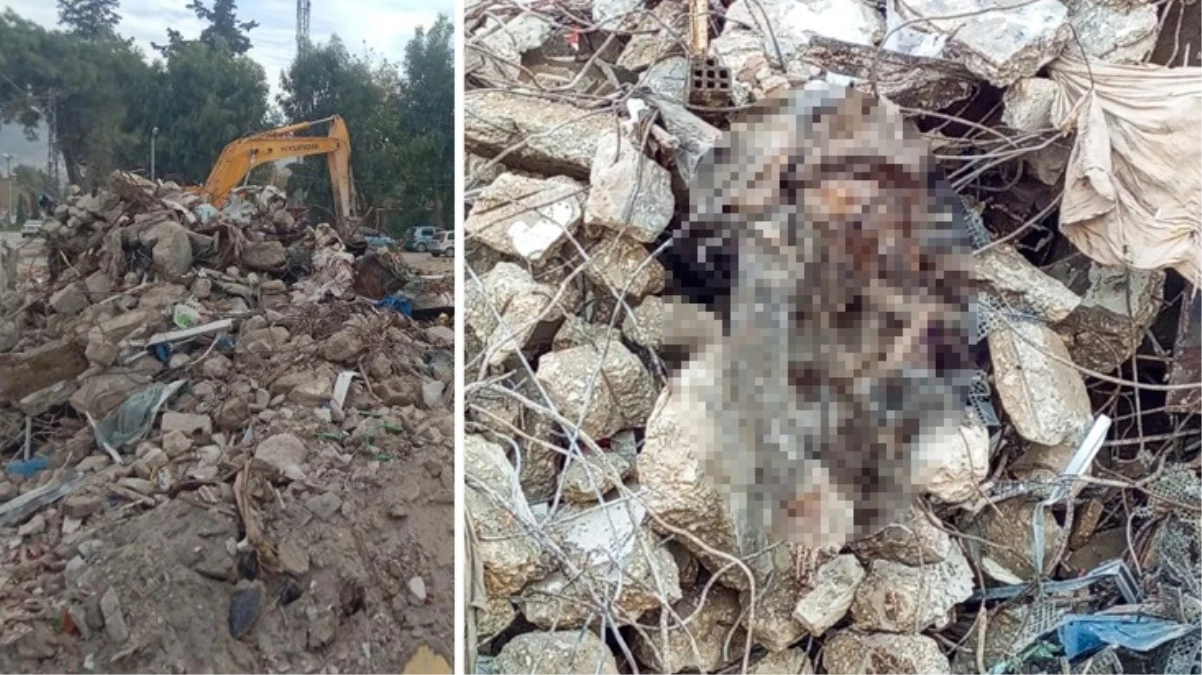 Felaketin 276. gününde Hatay’da aynı enkazdan ikinci ceset çıktı
