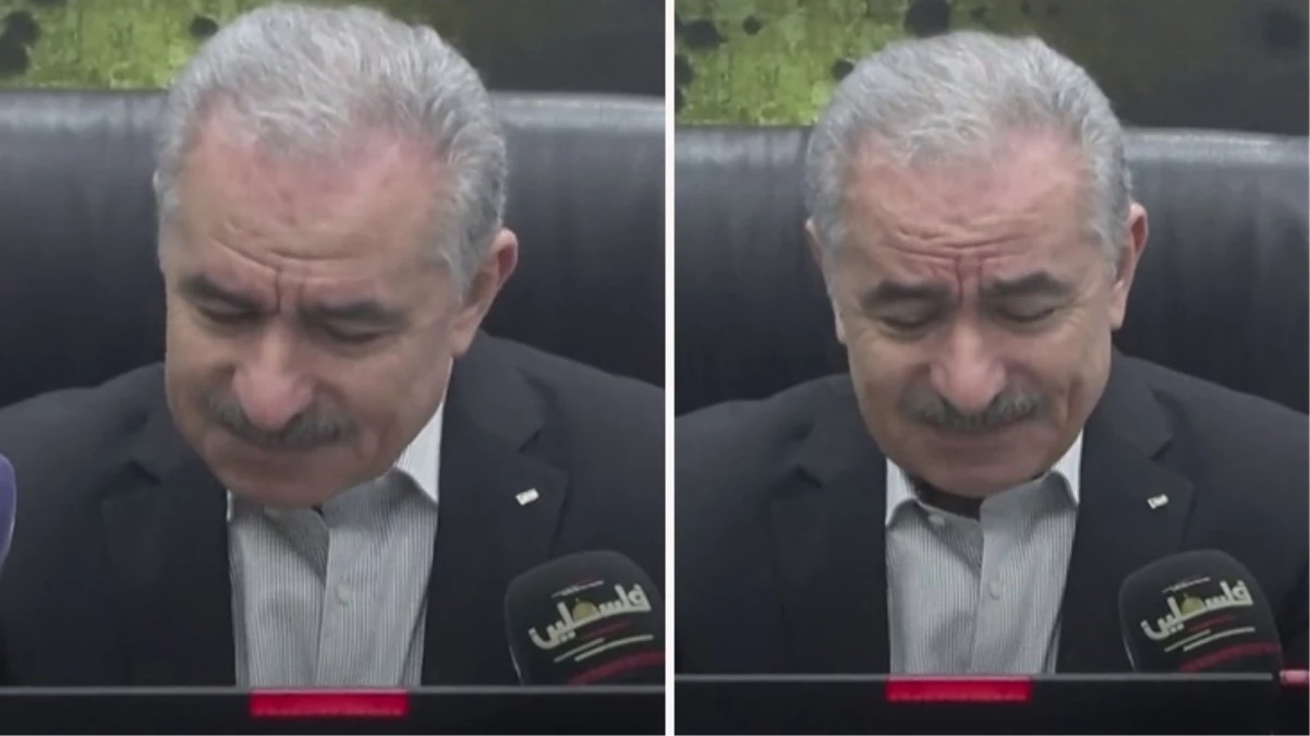 Filistin Başbakanı Iştiyye, İsrail’in saldırılarında yaşamını yitiren çocuklardan bahsederken ağladı