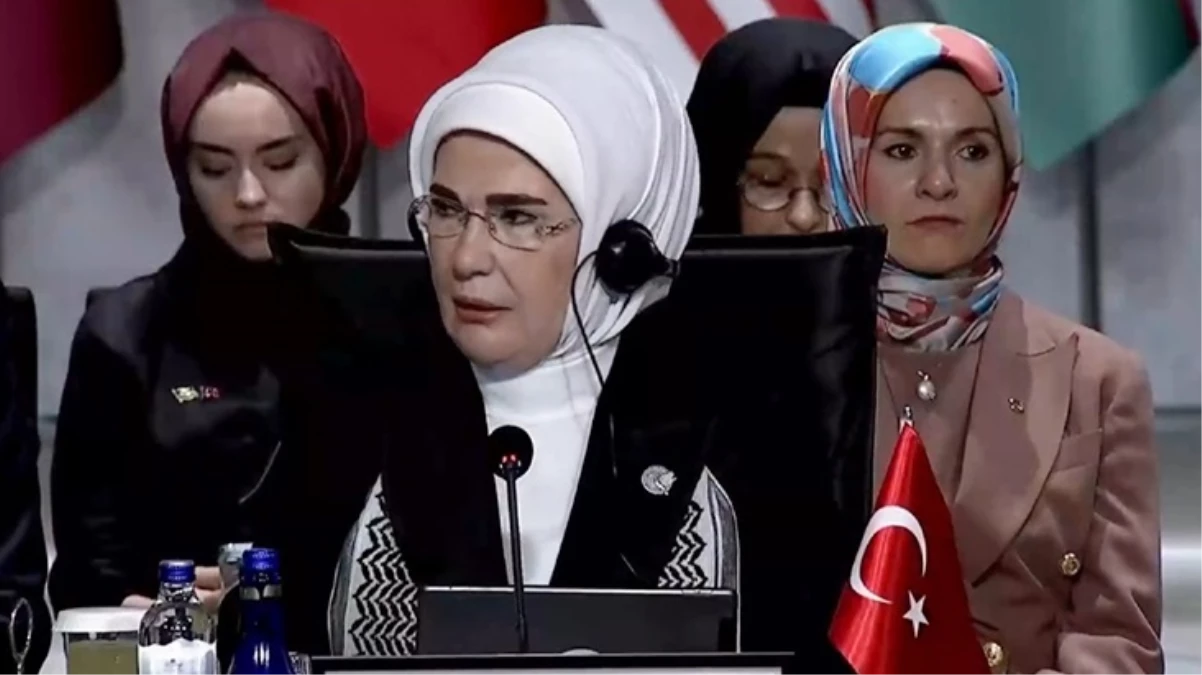 Filistin İçin Tek Yürek Zirvesi! Emine Erdoğan’dan lider eşlerine çağrı: Ateşkes olana kadar biz de nöbet tutalım