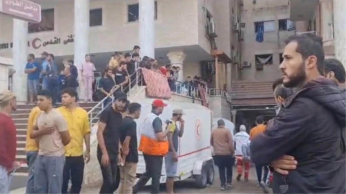 Gazze’deki Şifa Hastanesi’nin ardından Al Quds Hastanesi de hizmet dışı kaldı