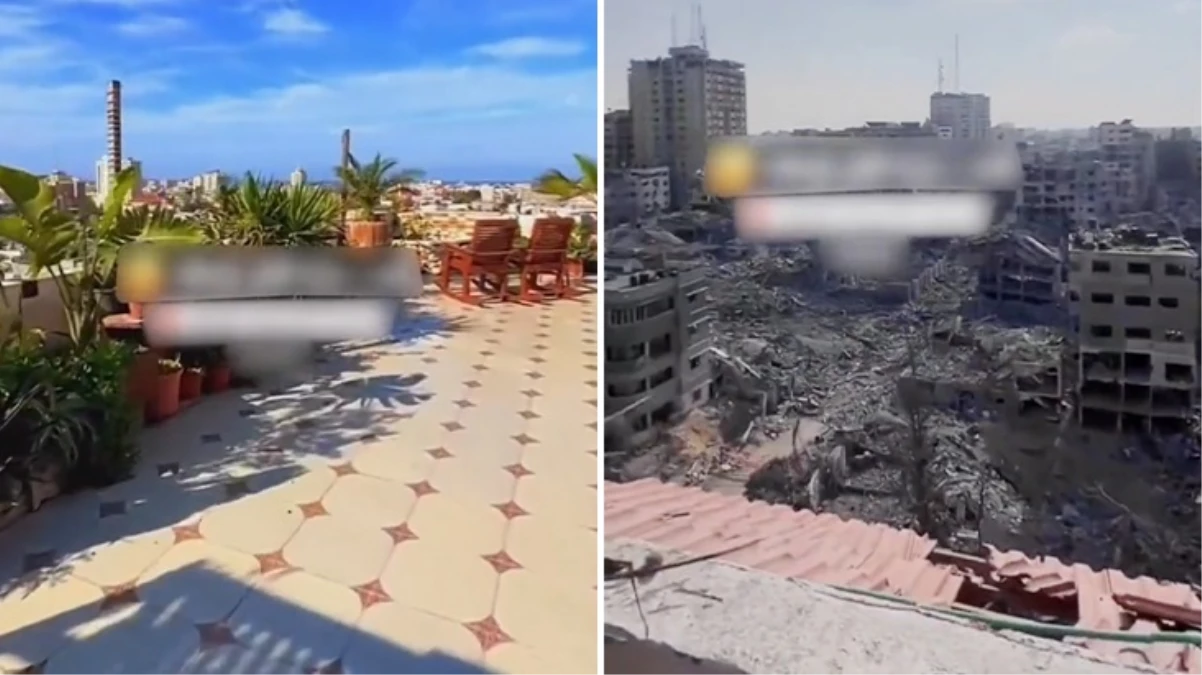 Gazze’deki yıkımı gözler önüne seren video! 1 ayda hepsi yerle bir oldu