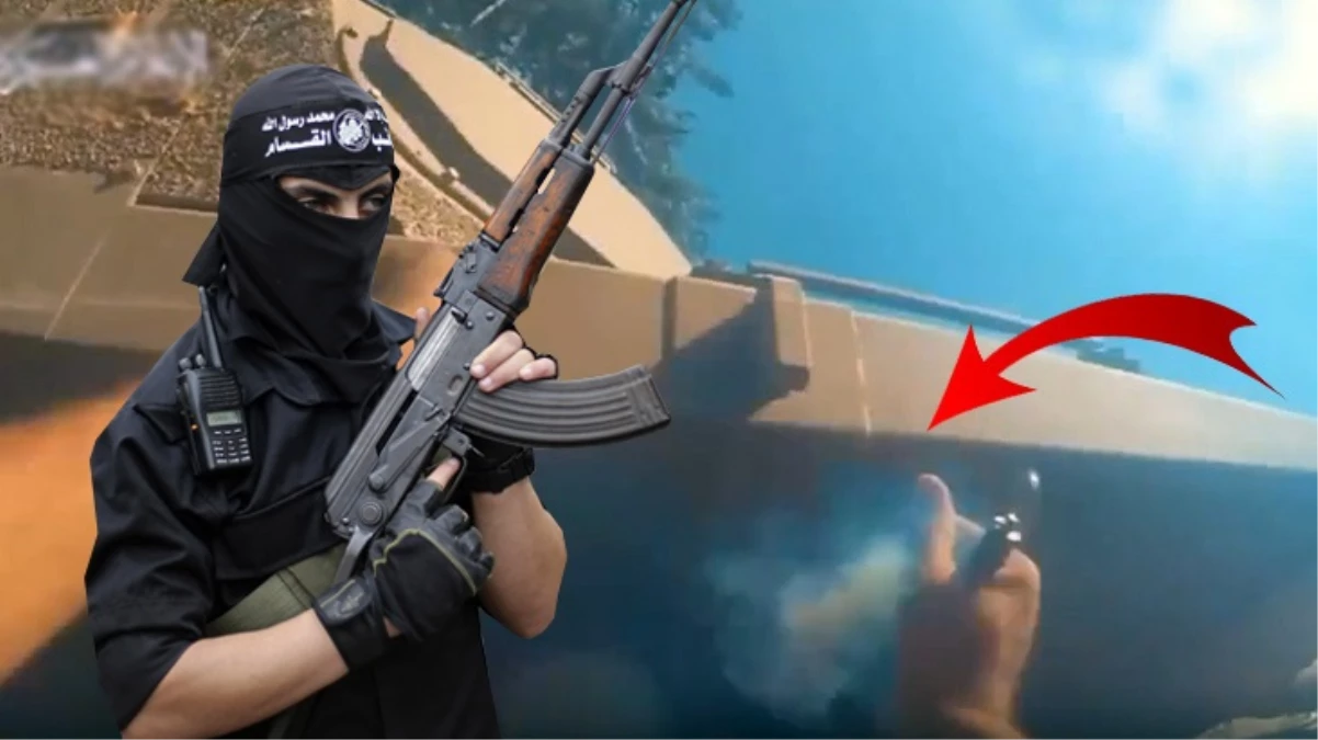 Hamas militanı, İsrail tankının üzerine koşup içine patlayıcı attı