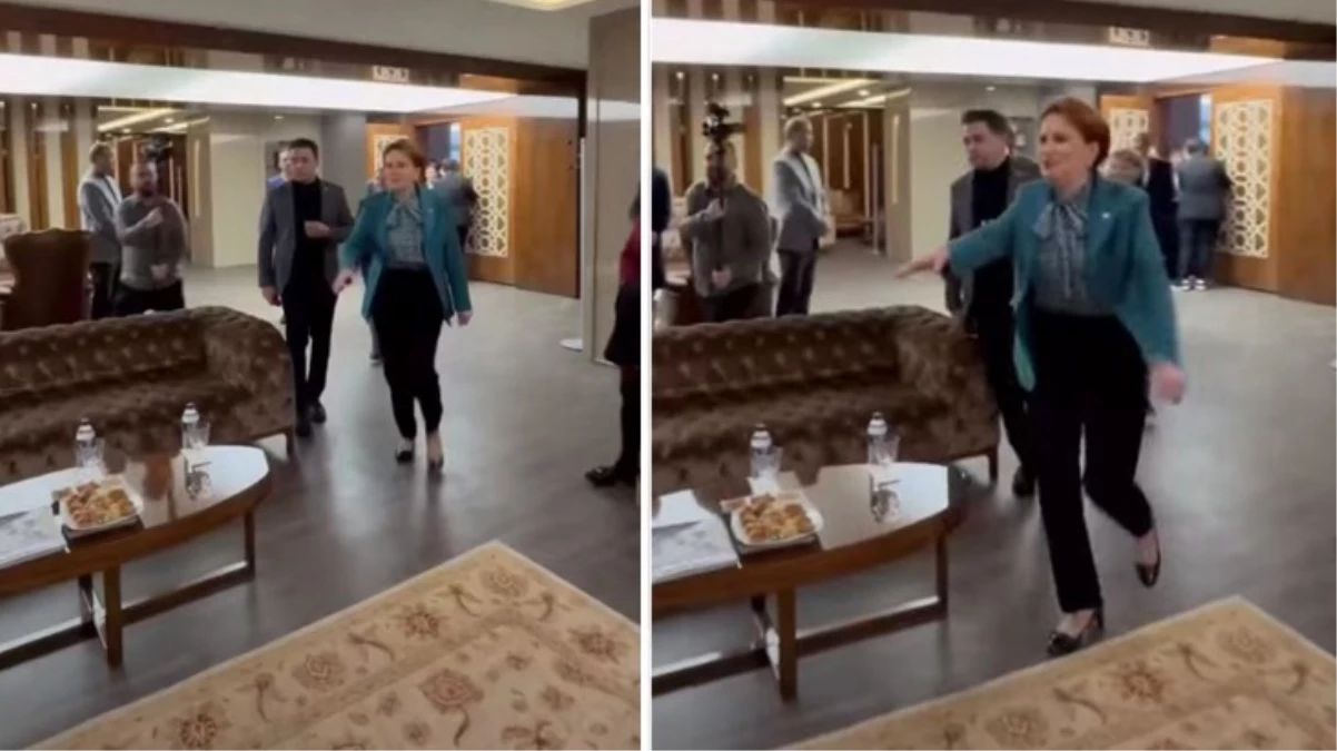 İlber Ortaylı’nın nezaketi karşısında mahçup olan Akşener, birden koşmaya başladı