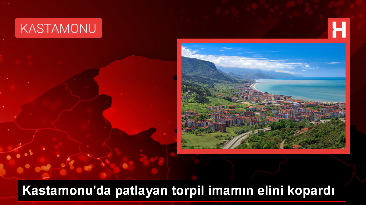 Kastamonu’da imamın eli torpil patlatırken koptu