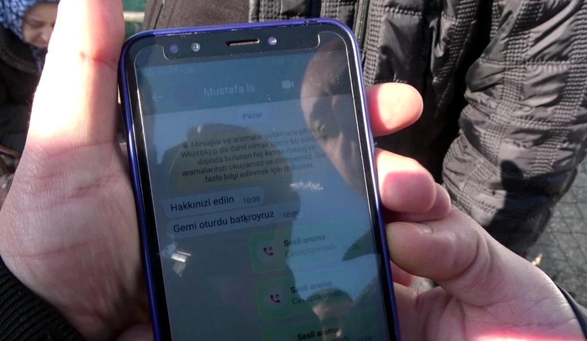 Yeri tespit edilen gemiden gelen son mesaj: Hakkınızı helal edin, batıyoruz