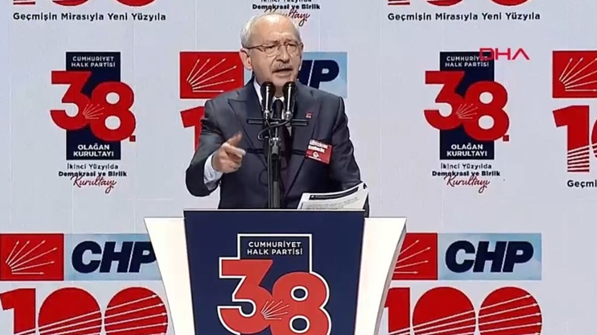 Kılıçdaroğlu kurultayda konuşuyor! Bir cümlesi salondaki kalabalığı ayağa kaldırdı