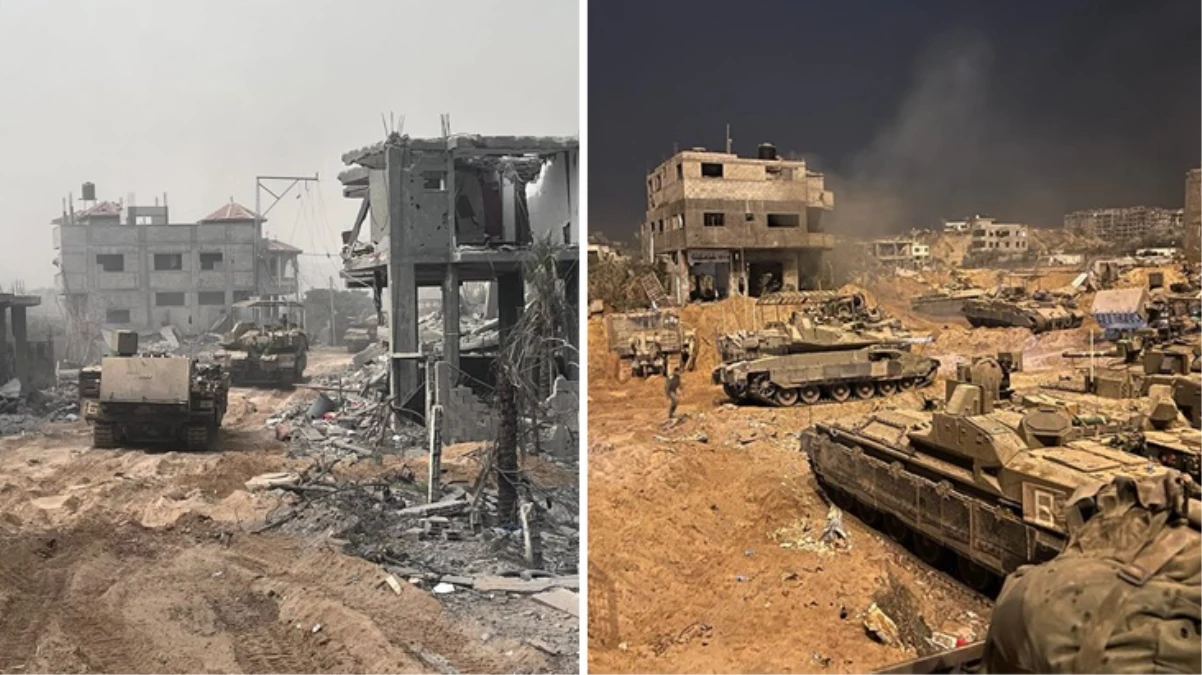 Övündüğün şeye bak İsrail! Güç gösterisi için paylaştıkları fotoğraflar Gazze’nin son halini gözler önüne serdi