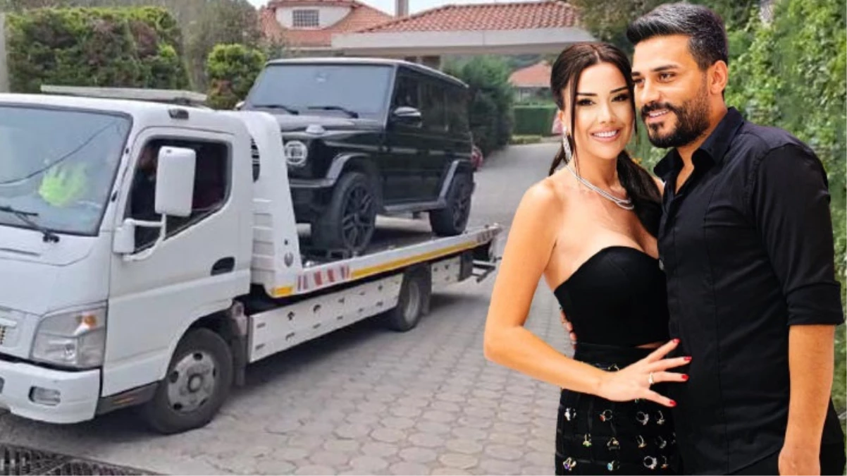 Polat çiftine yapılan operasyonun ardından araçlar sergilenmek üzere İstanbul Emniyet Müdürlüğü’ne götürülüyor