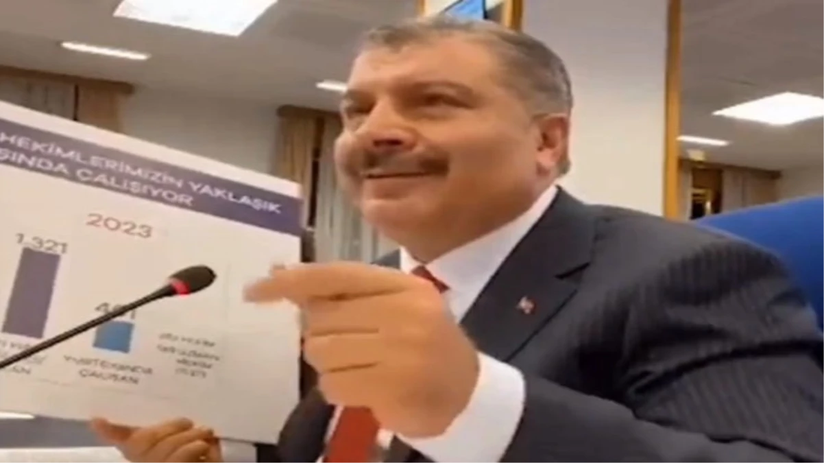 Sağlık Bakanı Koca’nın el işaretine TTB’den tepki