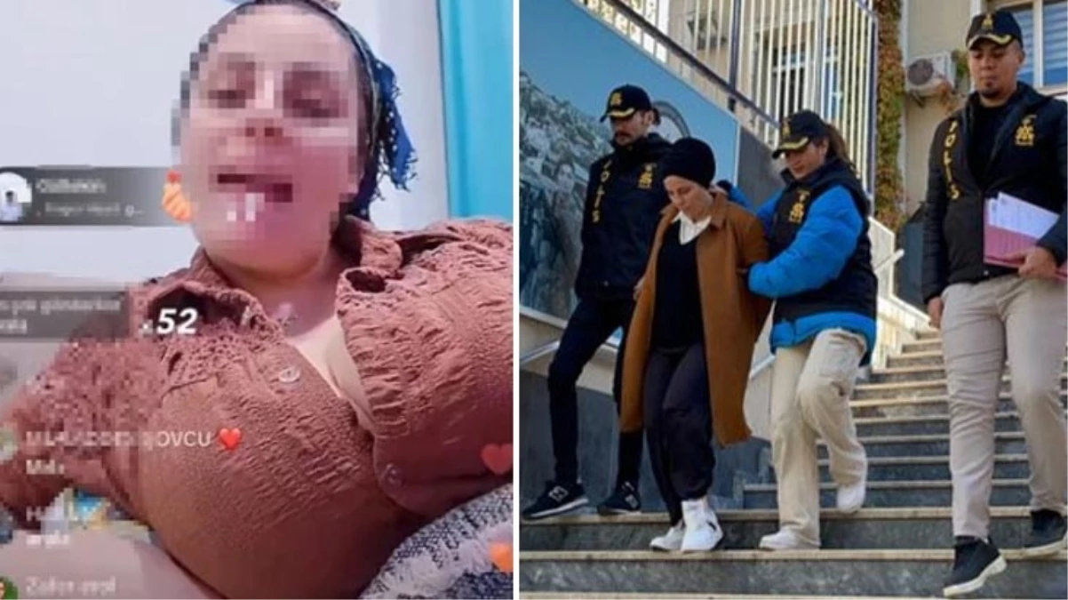 Müstehcen yayınlarla binlerce lira para kazanan kadın gözaltına alındı