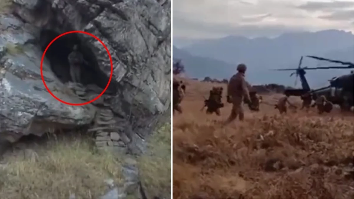 Terör örgütüne ağır darbe! “Kahramanlar” operasyonuyla 12 ildeki 42 mağara imha edildi