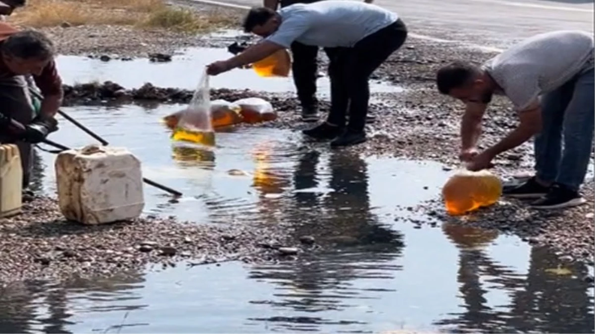 Tır kazası sonrası yaşananlar pes dedirtti