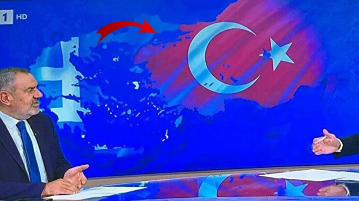Yunanistan’dan skandal provokasyon: Türkiye’nin Trakya topraklarını Yunan bayrağıyla servis etti