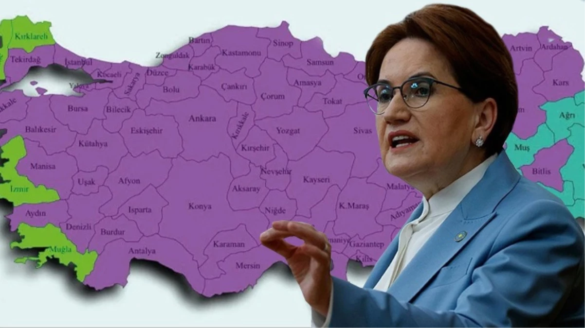 Akşener’i kara kara düşündüren harita! İttifak olmadan sadece 1 ilçede seçim kazanabiliyor