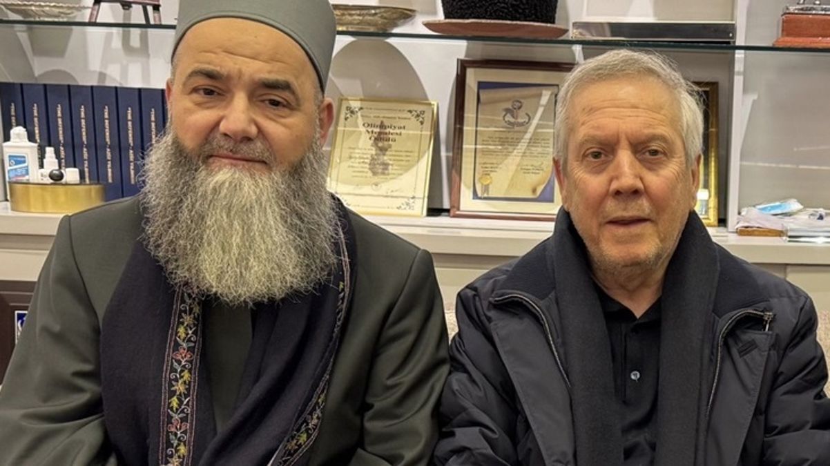 Cübbeli Ahmet Hoca, eski Fenerbahçe Başkanı Aziz Yıldırım’ı ziyaret etti