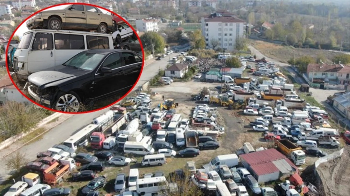 Elazığ’daki araç mezarlığında 500 milyon liralık servet çürüyor