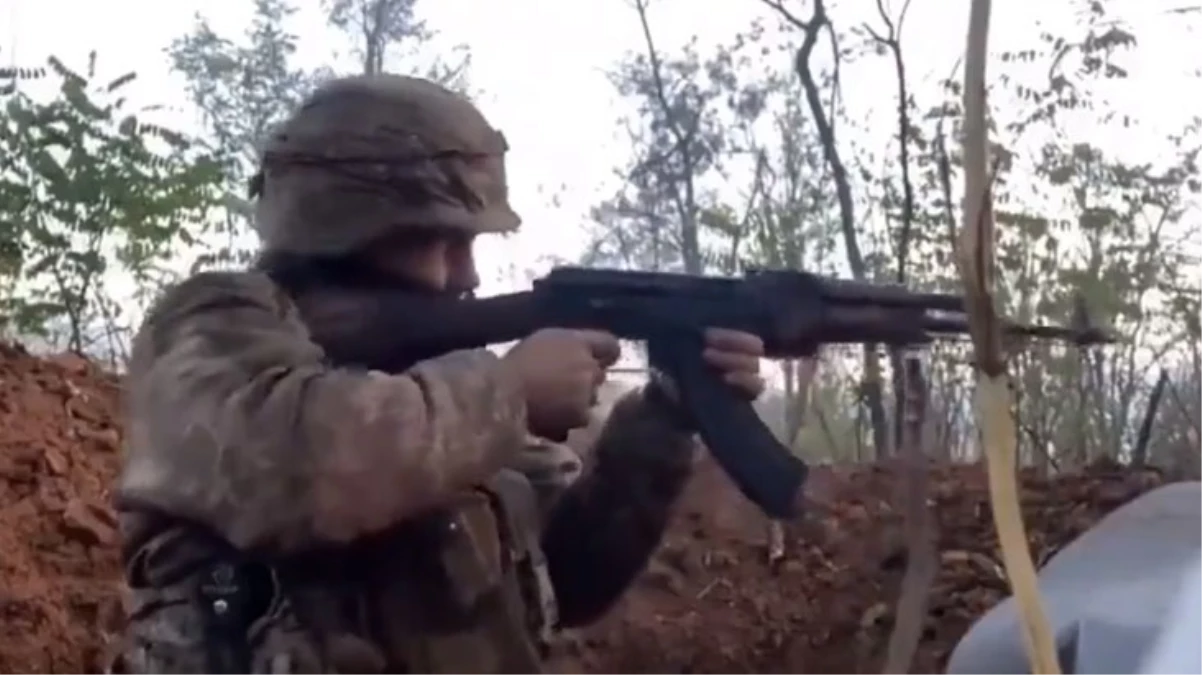 Görüntüler Ukrayna’dan! Çatışmaya kahve molası verdi